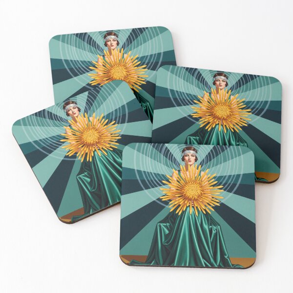 Item preview, The Golden Wheel - Original Art Deco Artwork designed and sold by elektronen.