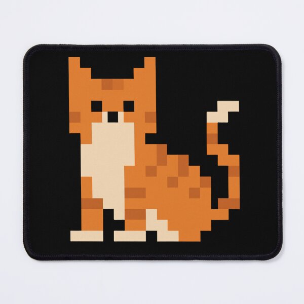 Item preview, Pixel Orange Cat – Cute Retro 8-Bit Tabby Design designed and sold by AddictiveDesign.