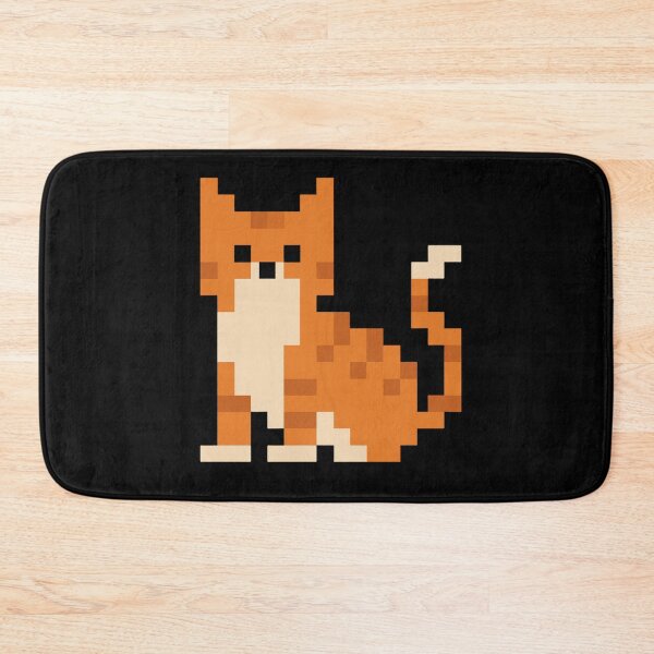 Item preview, Pixel Orange Cat – Cute Retro 8-Bit Tabby Design designed and sold by AddictiveDesign.