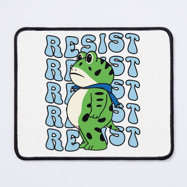 Item preview, Portland Frog Resist designed and sold by Prickly Cactus Collage.