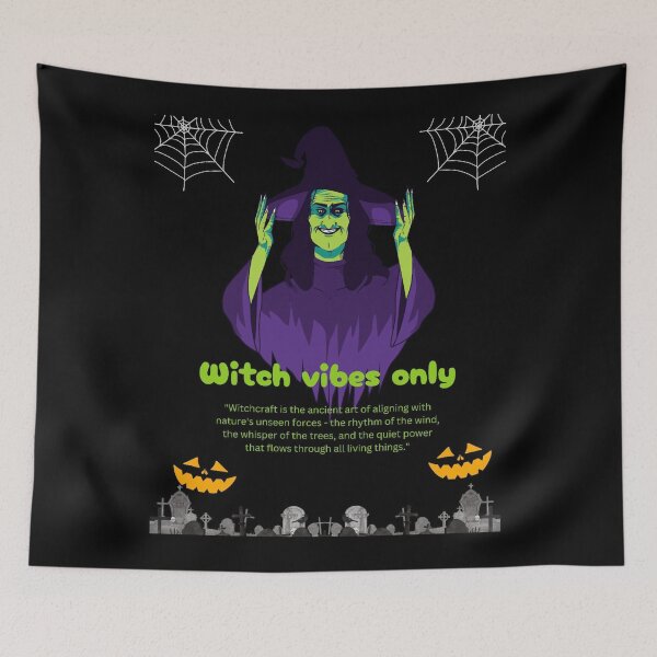 Item preview, Witch Vibes Only – Magical Witch Aesthetic Design designed and sold by HustleKraft.