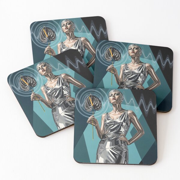 Item preview, The Lacquered Heart - Original Art Deco Artwork designed and sold by elektronen.