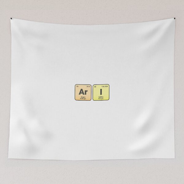 Item preview, Arl, Custom Name Made from Periodic Table Elements, Personalized Chemistry Design, Science Gift for Nerds & Students designed and sold by chipmuckdesignn.