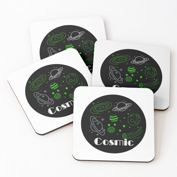 Item preview, Cosmic Circle (Greens, Grays) designed and sold by Galaxy Creations.