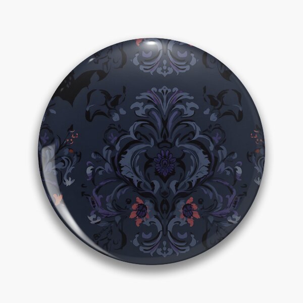 Item preview, Nocturne Blooms & Bats - Haunted but Make It Haute designed and sold by Luna Verity.