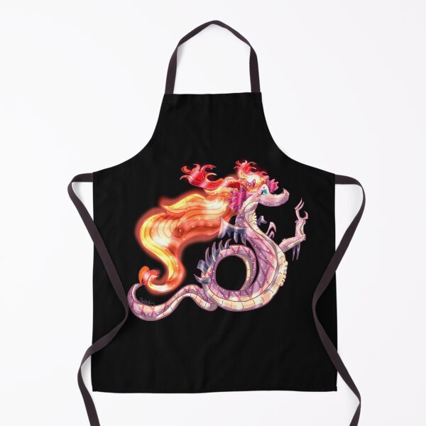 Item preview, Mystical Pink Chinese Dragon with Flaming Hair designed and sold by AHumanArtMachine.