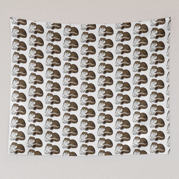 Item preview, Cat - Scottish Fold Longhair - White and Tabby designed and sold by Jennifer Stolzer.