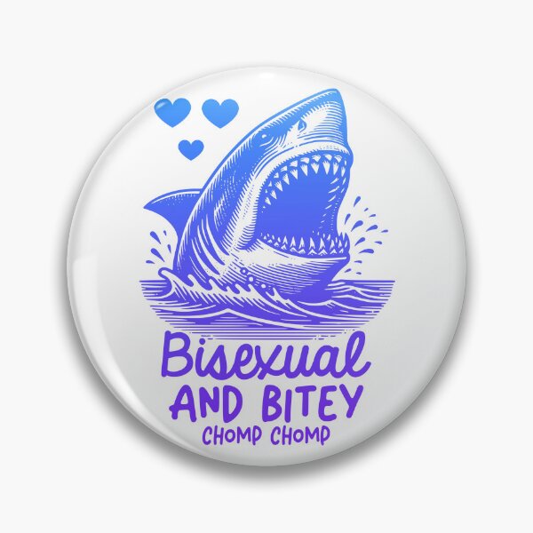 Item preview, Bisexual and Bitey designed and sold by Prickly Cactus Collage.