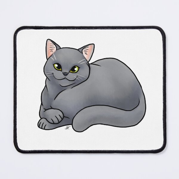 Item preview, Cat - Scottish Straight Shorthair - Blue designed and sold by Jennifer Stolzer.