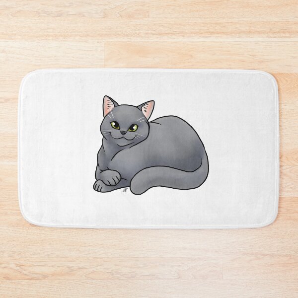 Item preview, Cat - Scottish Straight Shorthair - Blue designed and sold by Jennifer Stolzer.