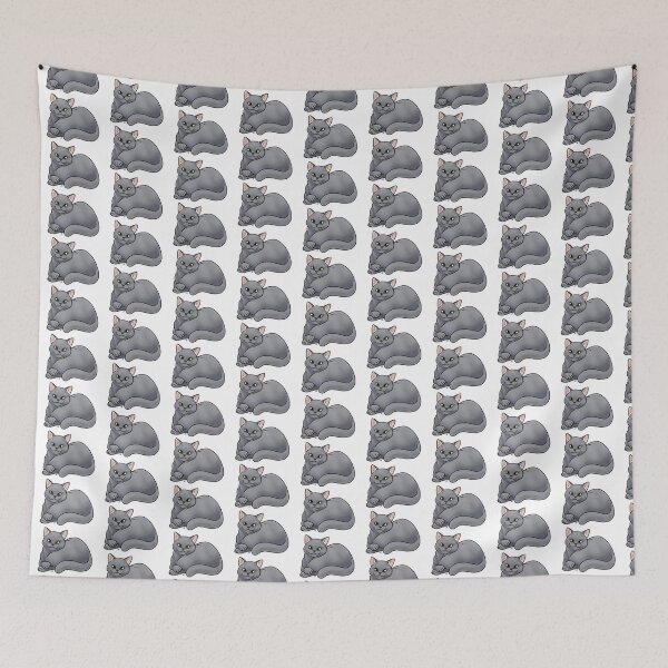 Item preview, Cat - Scottish Straight Shorthair - Blue designed and sold by Jennifer Stolzer.
