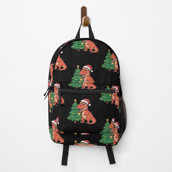 Item preview, Funny T-rex dinosaur Santa Claus Hat with Christmas tree designed and sold by SOUFIANE1991.