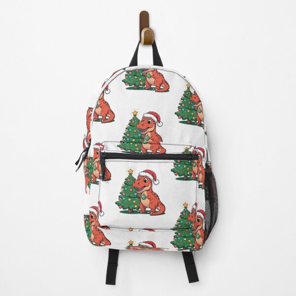 Item preview, Funny T-rex dinosaur Santa Claus Hat with Christmas tree designed and sold by SOUFIANE1991.