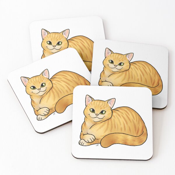 Item preview, Cat - Scottish Straight Shorthair - Orange Tabby designed and sold by Jennifer Stolzer.