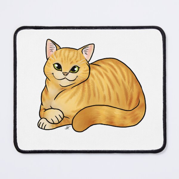 Item preview, Cat - Scottish Straight Shorthair - Orange Tabby designed and sold by Jennifer Stolzer.