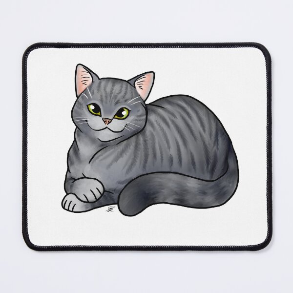 Item preview, Cat - Scottish Straight Shorthair - Silver Tabby designed and sold by Jennifer Stolzer.