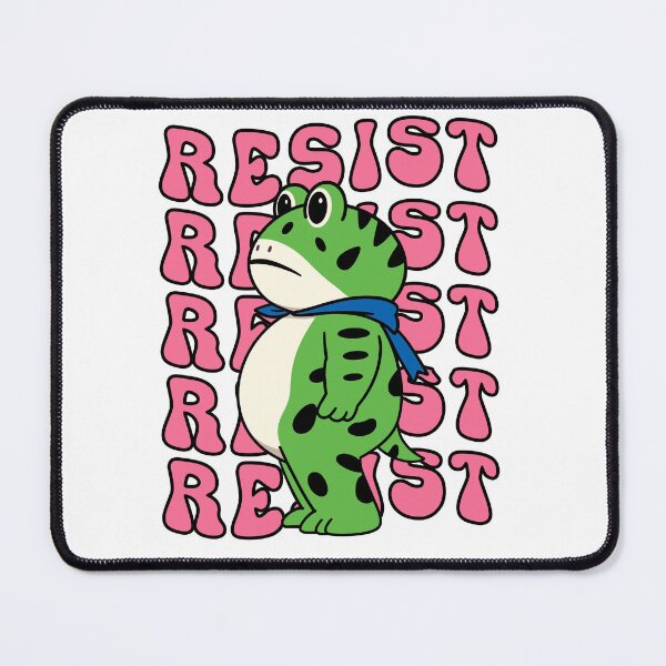 Item preview, Portland Frog Resist designed and sold by Prickly Cactus Collage.