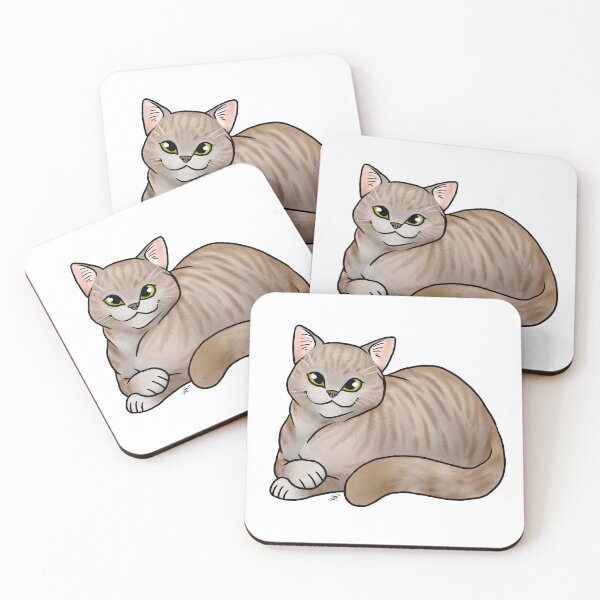 Item preview, Cat - Scottish Straight Shorthair - Dilute Tabby designed and sold by Jennifer Stolzer.