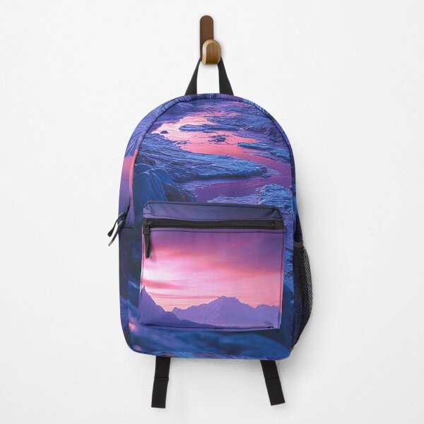 Item preview, Space Art - “Frozen Alien Tundra” designed and sold by Aesthetic-Ai.