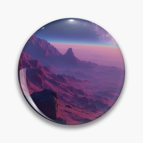 Artikelvorschau, Weltraumkunst – „Planet of Purple Desolation“ entworfen und verkauft von Aesthetic-Ai.