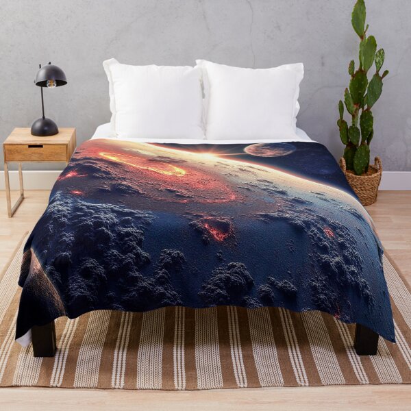 Item preview, Space Art “Cosmic Collision: Dawn of a New World” designed and sold by Aesthetic-Ai.