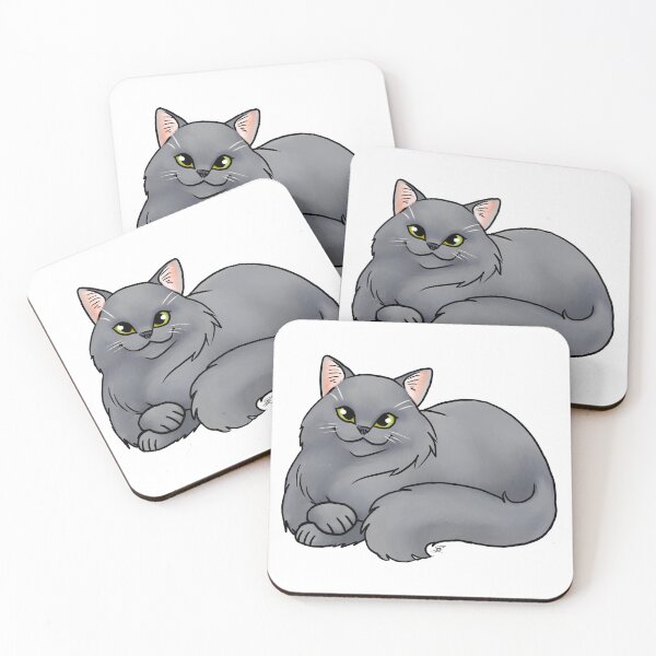 Item preview, Cat - Scottish Straight Longhair - Blue designed and sold by Jennifer Stolzer.