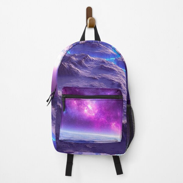 Item preview, River of Cool Blue Lava on Exoplanet with Galaxies designed and sold by Aesthetic-Ai.