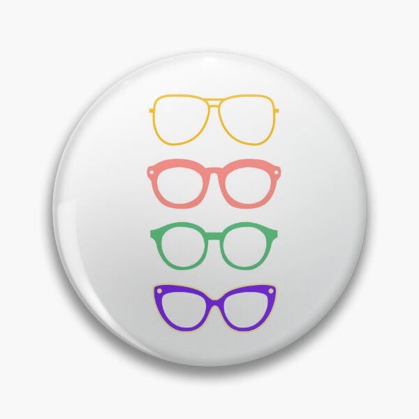 Item preview, A simple and modern way to show off your love for all things glasses! designed and sold by Polka-Dotted Penguin.