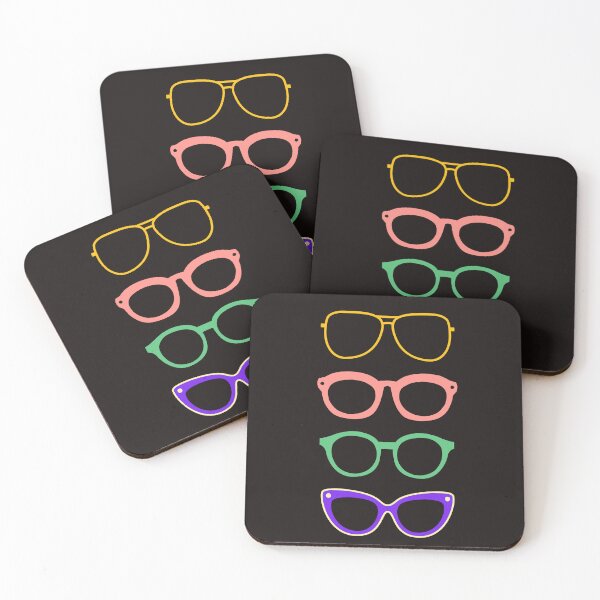 Item preview, A simple and modern way to show off your love for all things glasses! designed and sold by Polka-Dotted Penguin.