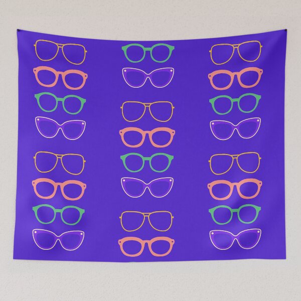 Item preview, A simple and modern way to show off your love for all things glasses! designed and sold by Polka-Dotted Penguin.