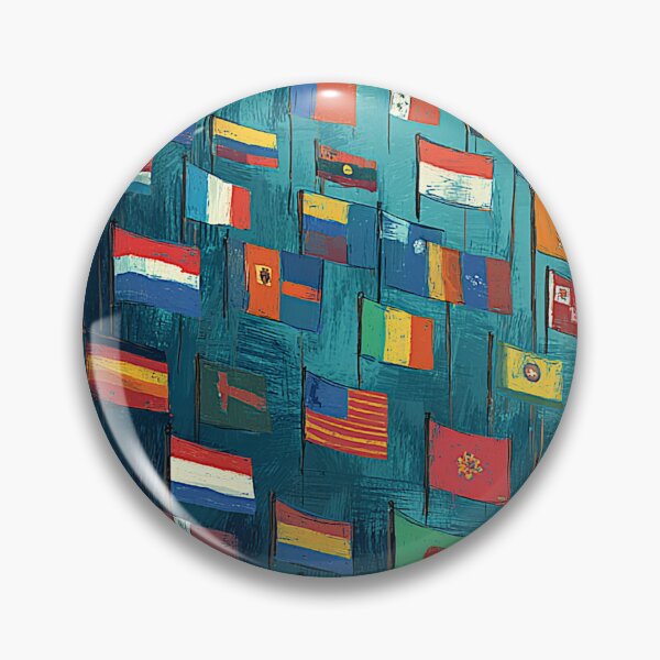 Item preview, Colorful World Flags Poster Print designed and sold by Infopreneur1231.
