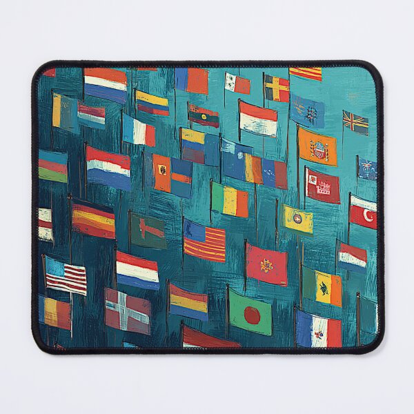 Item preview, Colorful World Flags Poster Print designed and sold by Infopreneur1231.