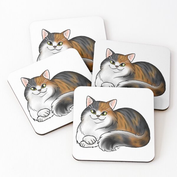 Item preview, Cat - Scottish Straight Longhair - Calico designed and sold by Jennifer Stolzer.