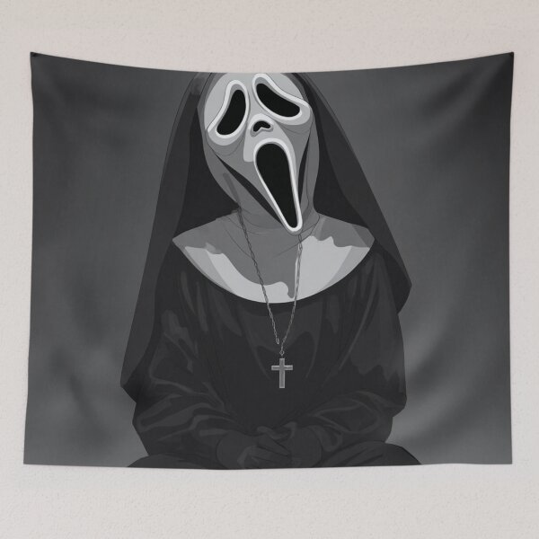 Item preview, spooky nun designed and sold by CursedbyLilith.