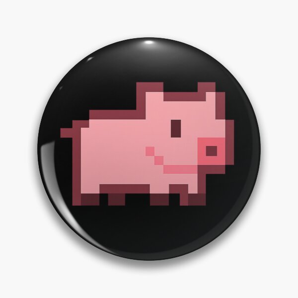 Item preview, Pixel Pig – Cute Retro 8-Bit Farm Animal Design designed and sold by AddictiveDesign.
