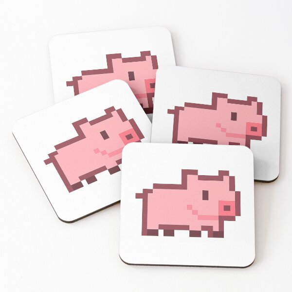 Item preview, Pixel Pig – Cute Retro 8-Bit Farm Animal Design designed and sold by AddictiveDesign.