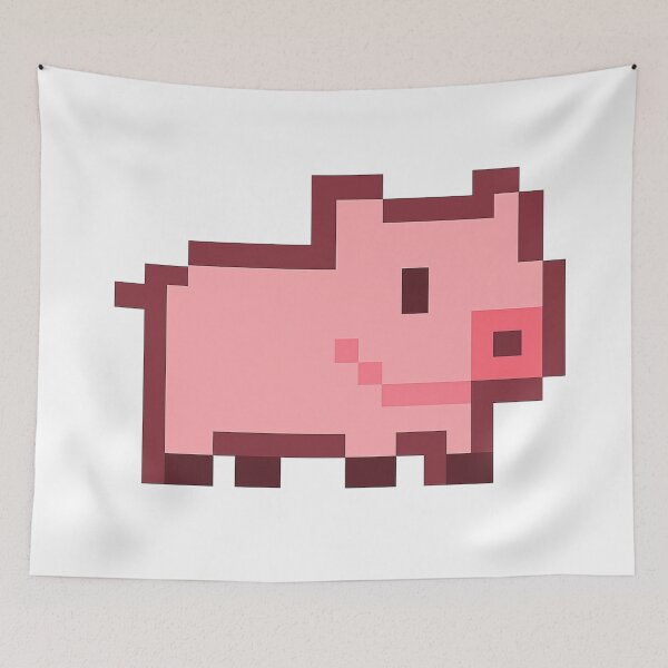 Item preview, Pixel Pig – Cute Retro 8-Bit Farm Animal Design designed and sold by AddictiveDesign.