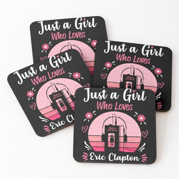 Item preview, Just A Girl Who Loves Eric Clapton Retro Headphones designed and sold by AiidonassArt.