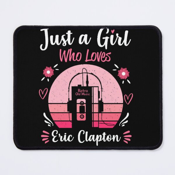 Item preview, Just A Girl Who Loves Eric Clapton Retro Headphones designed and sold by AiidonassArt.