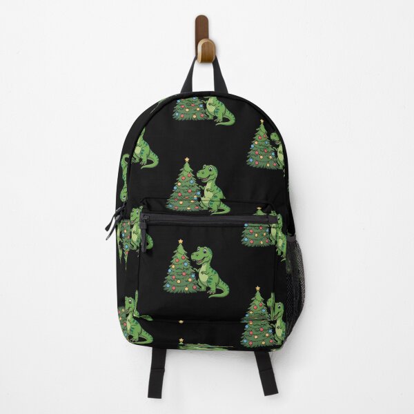 Item preview, Funny T-rex dinosaur Santa Claus Hat with Christmas tree designed and sold by SOUFIANE1991.