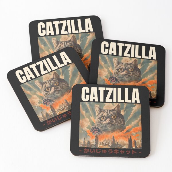 Item preview, Cute Catzilla designed and sold by WolfmanProphecy.