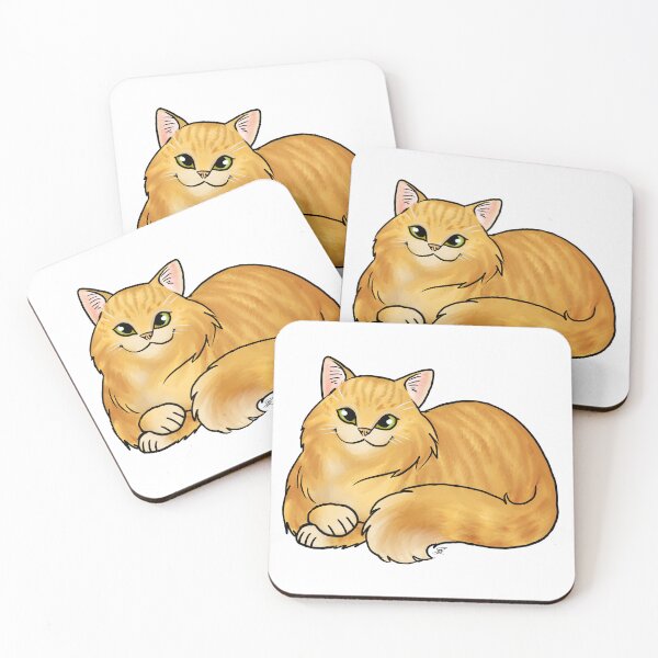 Item preview, Cat - Scottish Straight Longhair - Orange Tabby designed and sold by Jennifer Stolzer.