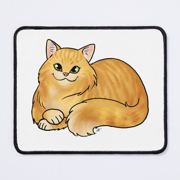 Item preview, Cat - Scottish Straight Longhair - Orange Tabby designed and sold by Jennifer Stolzer.