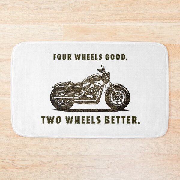Item preview, 4 Wheels Good - 2 Wheels Better - Distressed designed and sold by T4Texas.