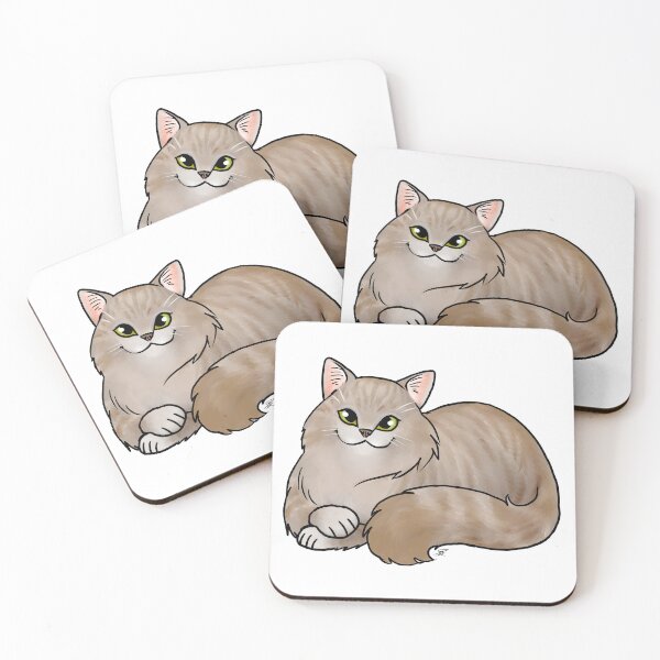 Item preview, Cat - Scottish Straight Longhair - Dilute Tabby designed and sold by Jennifer Stolzer.