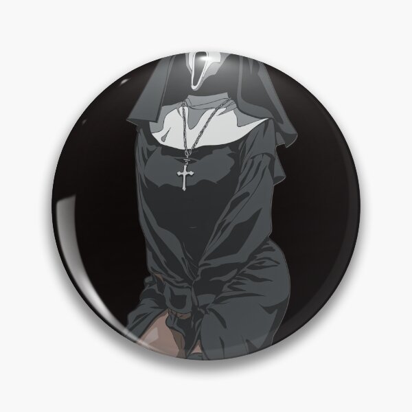 Item preview, spooky nun designed and sold by CursedbyLilith.