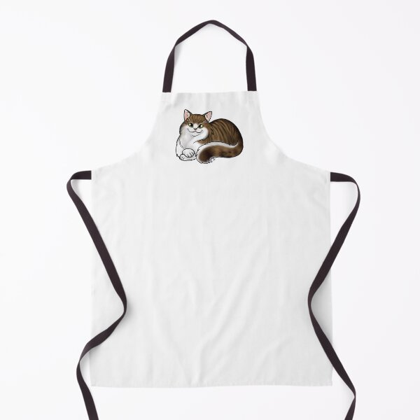 Item preview, Cat - Scottish Straight Longhair - White and Tabby designed and sold by Jennifer Stolzer.