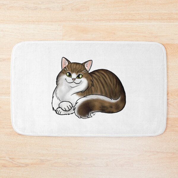 Item preview, Cat - Scottish Straight Longhair - White and Tabby designed and sold by Jennifer Stolzer.