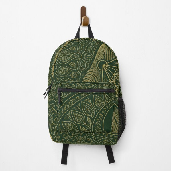 Item preview, Christian Backpack, Jesus Backpack, Geometry Backpack, A statement of faith and style — perfect for mindful travelers or students seeking balance. designed and sold by iandriani.