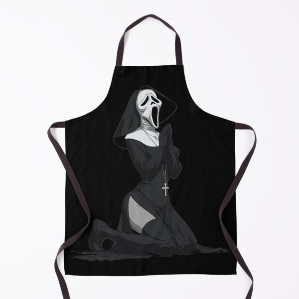Item preview, spooky nun designed and sold by CursedbyLilith.